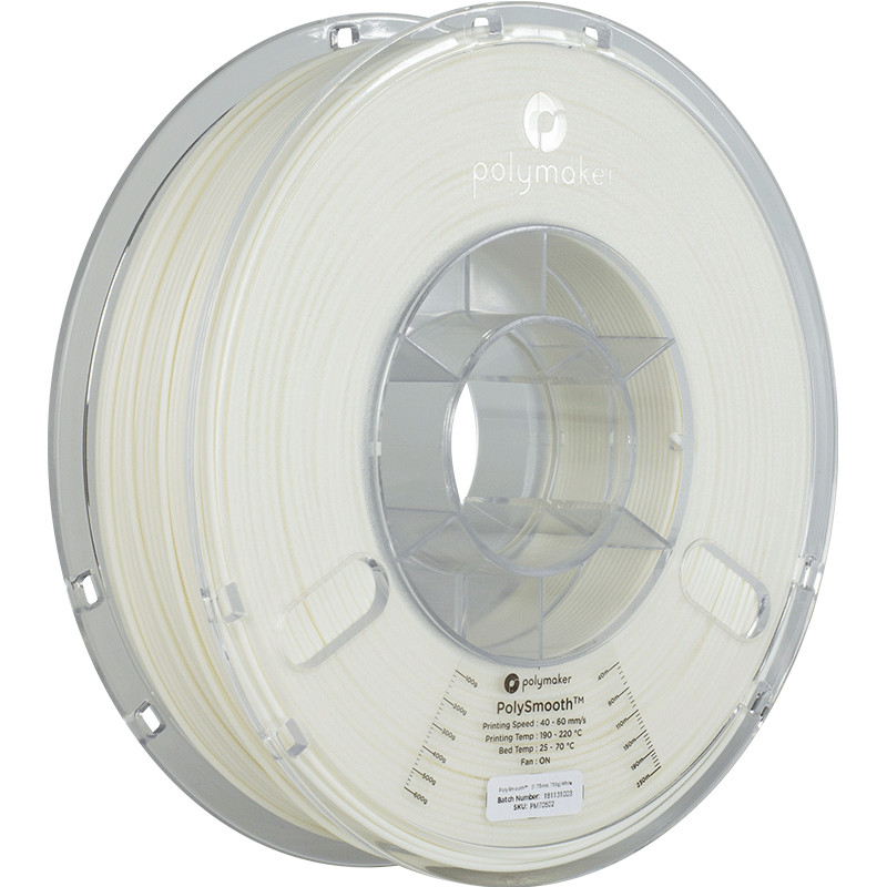 PolySmooth Blanc - 1.75mm - 750 g PolySmooth Blanc - 1.75mm - 750 g