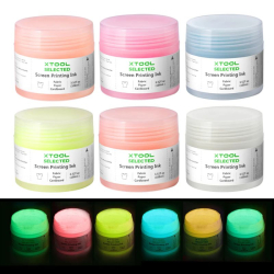 xTool Glow in the dark color screen printing ink set