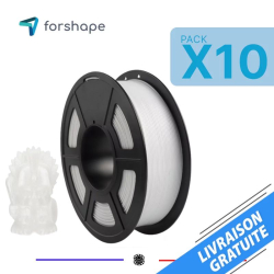 Pack x10 ecoPETG Bianco Forshape - 1,75 mm - 10 kg