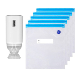 Pompa per vuoto elettrica e 5 sacchetti per filamento 3D