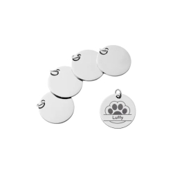 Medaglione in acciaio inox 30mm x5, Bambu Lab