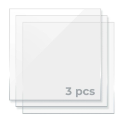 Plexiglas acrilico trasparente 0,3 x 30 x 30 cm x3 xTool