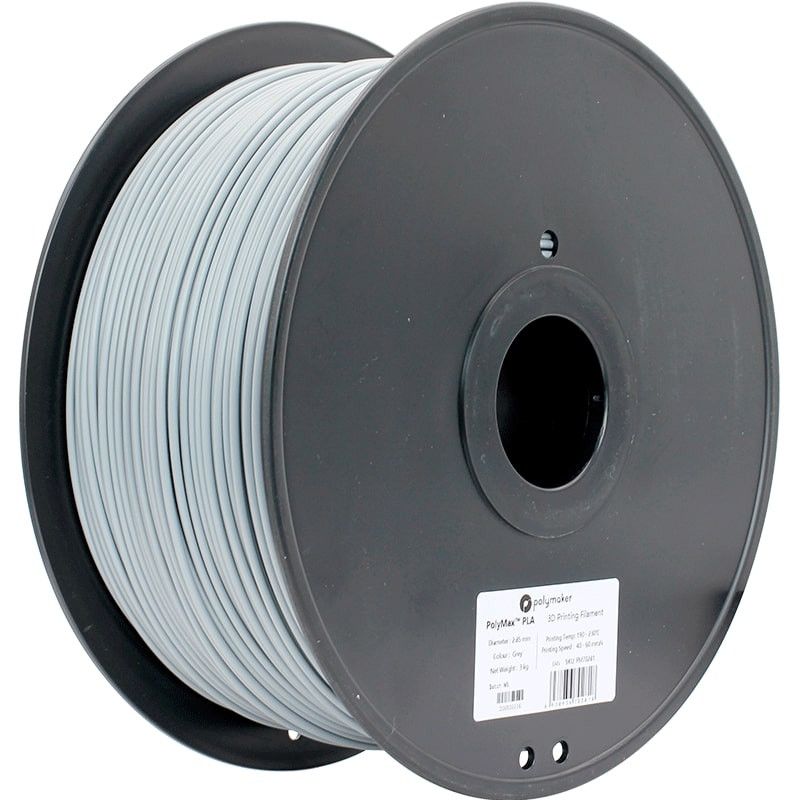 PolyMax Tough PLA Gris - 2.85mm - 3 kg PolyMax Tough PLA Gris - 2.85mm - 3 kg