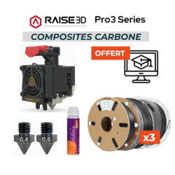 Pacchetto carbonio composito per Raise3D Pro3