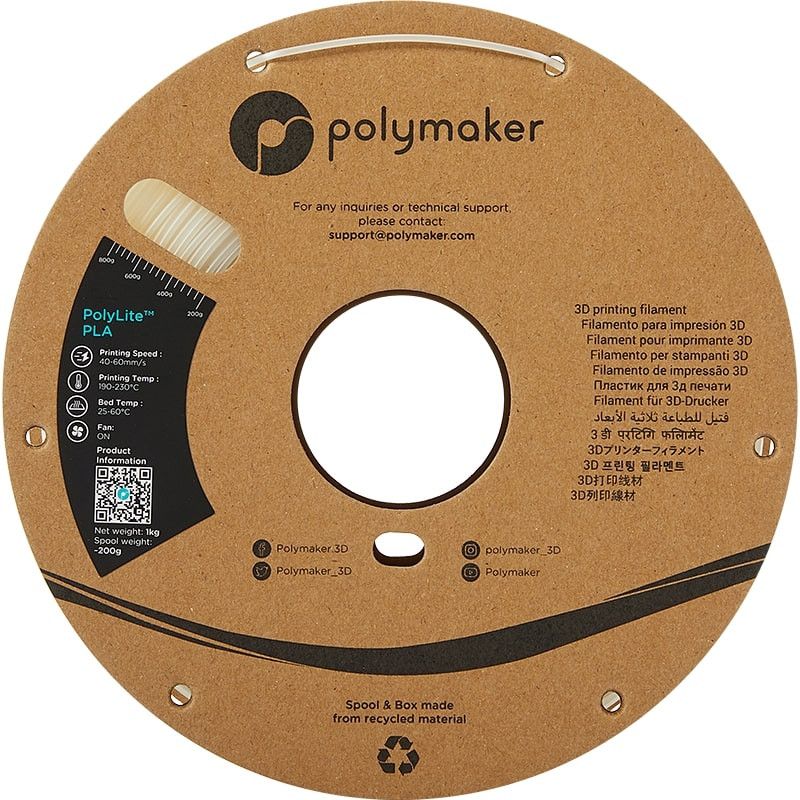 PolyLite_PLA_Naturel_175_Front PolyLite_PLA_Naturel_175_Front