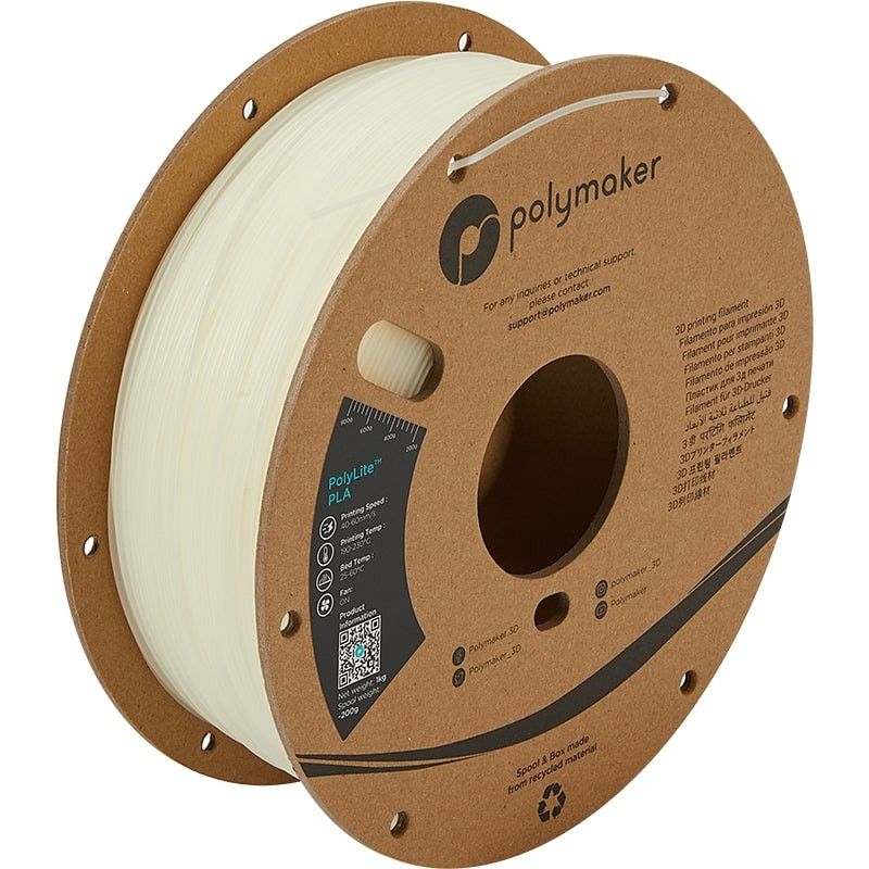 PolyLite PLA Naturel - 1.75mm - 1 kg PolyLite PLA Naturel - 1.75mm - 1 kg