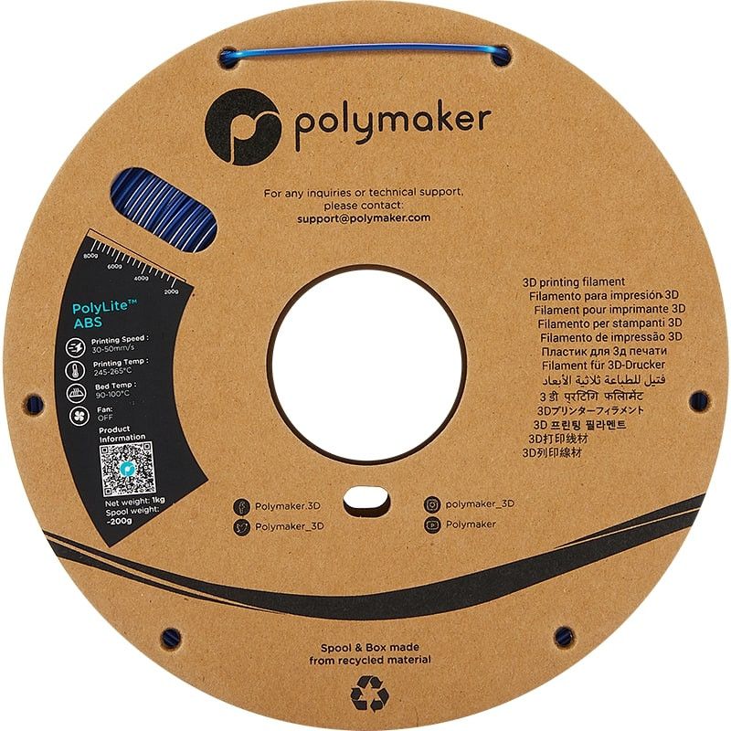 Filament ABS Bleu - 2.85mm - 1 kg Filament ABS Bleu - 2.85mm - 1 kg