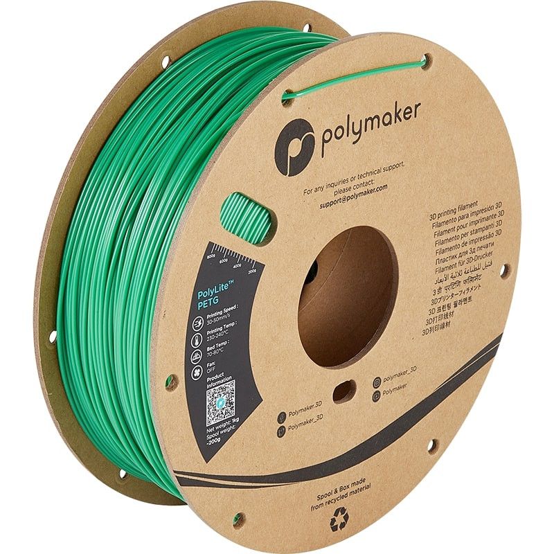 Filament PETG Vert - 1.75mm - 1 kg Filament PETG Vert - 1.75mm - 1 kg