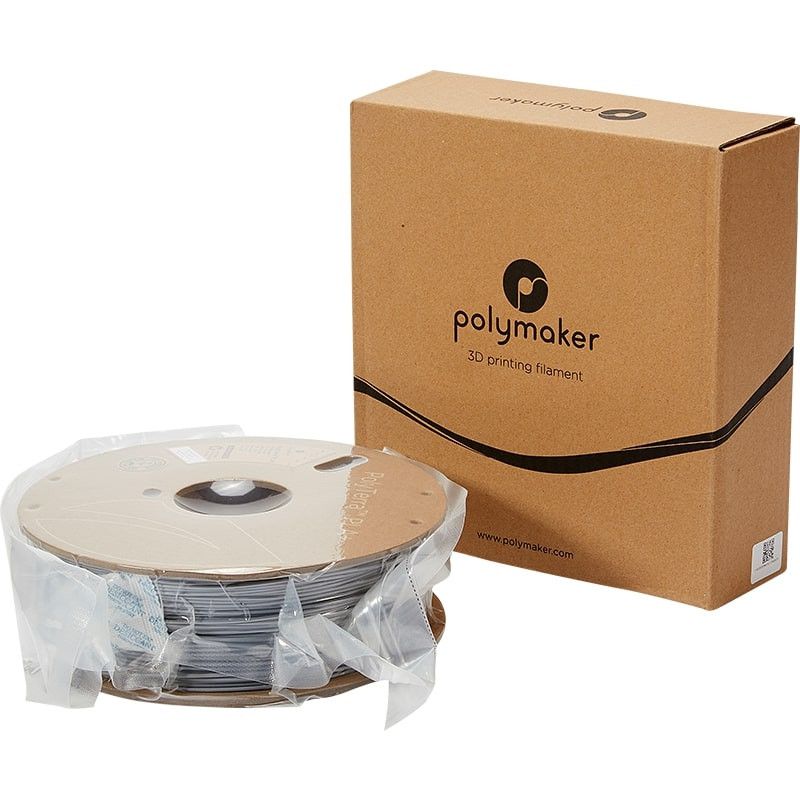 Emballage PolyTerra+ PLA Gris - 1.75mm - 1 kg Emballage PolyTerra+ PLA Gris - 1.75mm - 1 kg