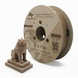 PLA Flax Nanovia: rinforzato con fibre di lino - Naturale - 500 g