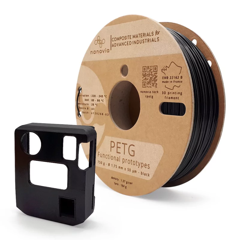 PETG Noir Nanovia FDA Alimentaire PETG Noir Nanovia FDA Alimentaire