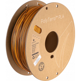 PolyTerra PLA Dual Nero Arancione (Shadow Orange) - 1,75 mm - 1 kg