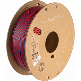 PolyTerra PLA Dual Mixed Berries Red-Dark Blue - 1.75mm - 1 kg