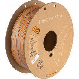 PolyTerra PLA Dual Grigio Arancio (Foggy Orange) - 1.75mm - 1 kg