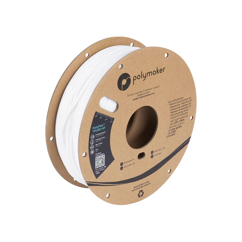 PolyFlex TPU-95A High Speed Bianco - 1.75mm - 1 kg