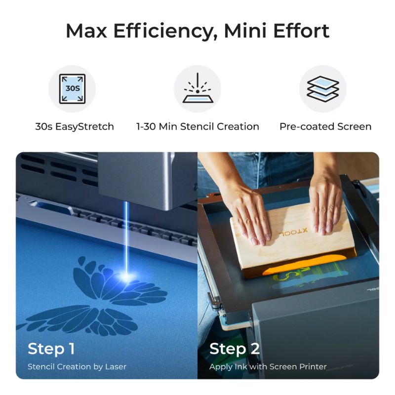 Risparmio di tempo macchina xTool