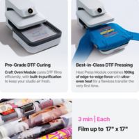 Cottura DTF modulo Craft Oven xTool WonderPress