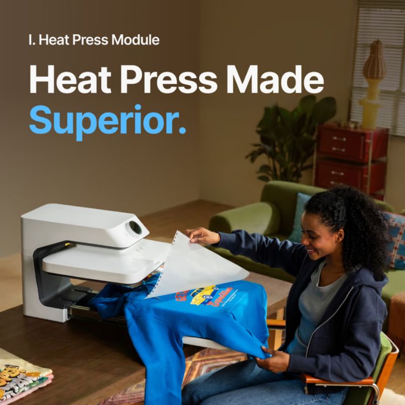 Pressa a caldo xTool WonderPress 3D Form Bundle
