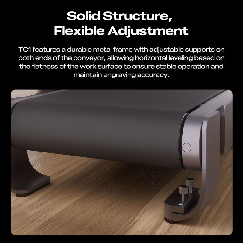 Falcon Conveyor TC1 Creality struttura metallica robusta