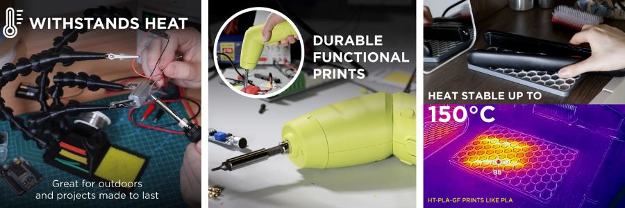 Polymaker HT-PLA-GF applications