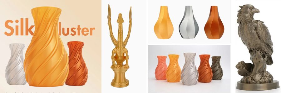 eSun PLA Silk Filament Argento