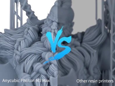 Anycubic Photon M3 Max stampante grande formato con dettagli fini 7k
