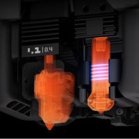 Camera attiva e ugello 350°C