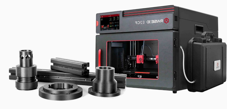 raise3d e2cf stampante fibra carbonio