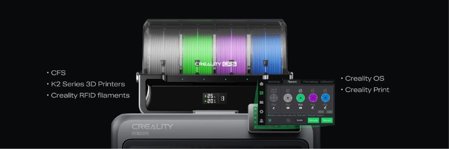 Stampa multicolore con la Creality K2 Pro Combo