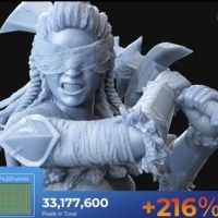 Creality Halot-Mage Pro - Schermo LCD Monocromatico da 10,3 pollici