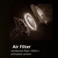 Filtro HEPA e carbone attivo