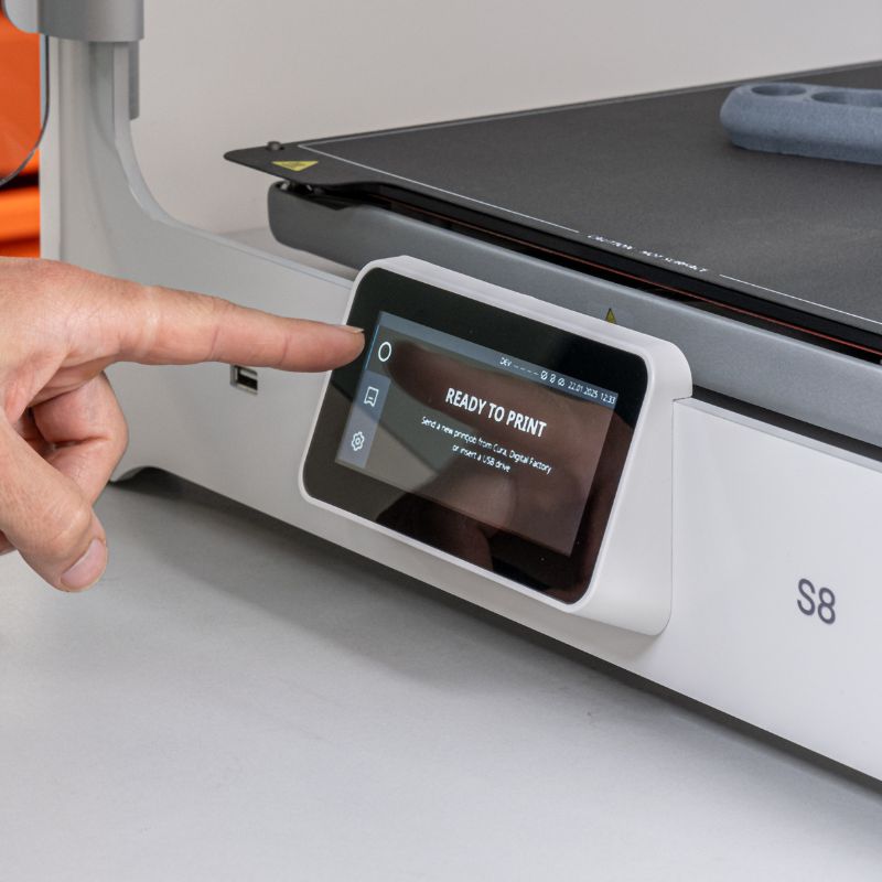 Touchscreen intuitivo UltiMaker S8
