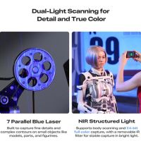 Tecnologia laser blu parallelo a 7 linee del Creality Pika