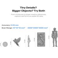 Precisione e modalità di scansione dello scanner 3D Creality Pika