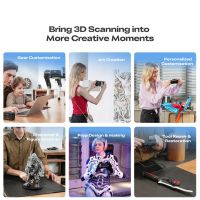 Applicazioni dello scanner 3D Creality Pika