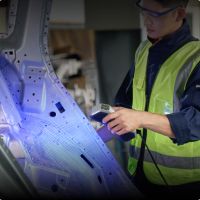 Revopoint MetroX Pro linee laser incrociate