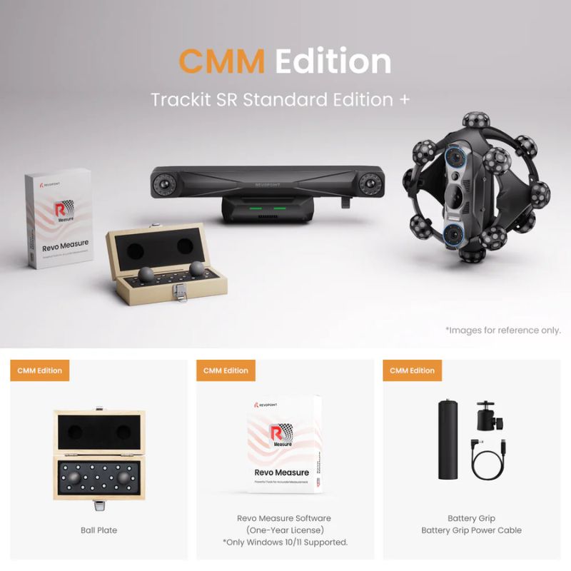 Modalità CMM del Revopoint Trackit SR