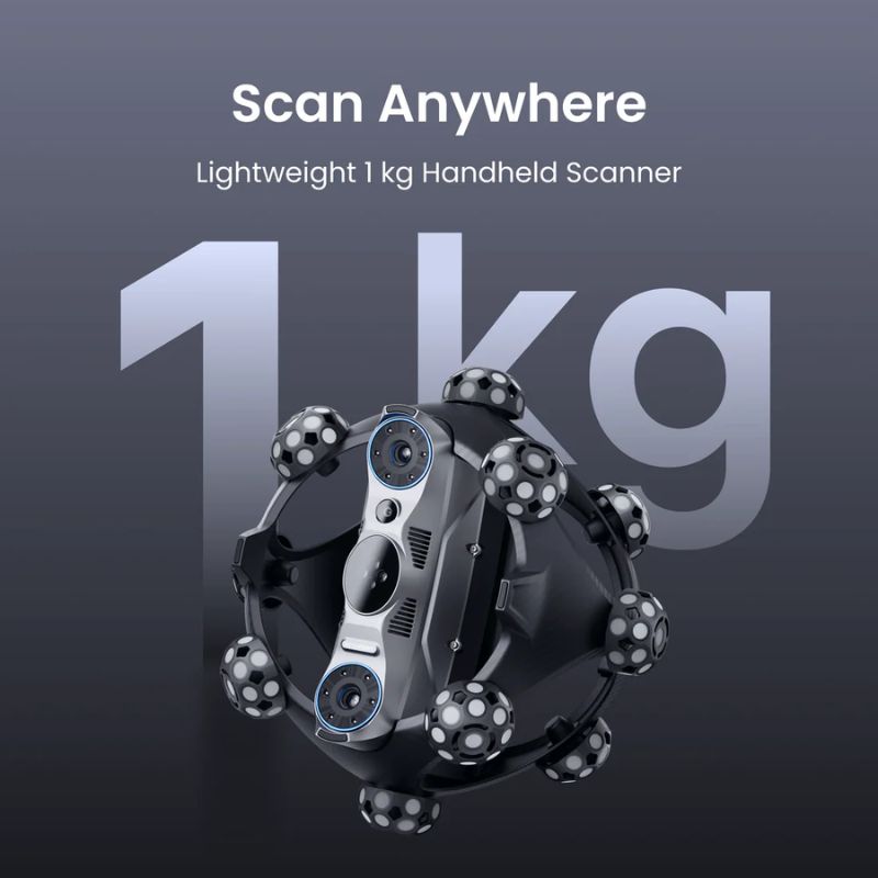 Scanner 3D leggero Revopoint Trackit SR
